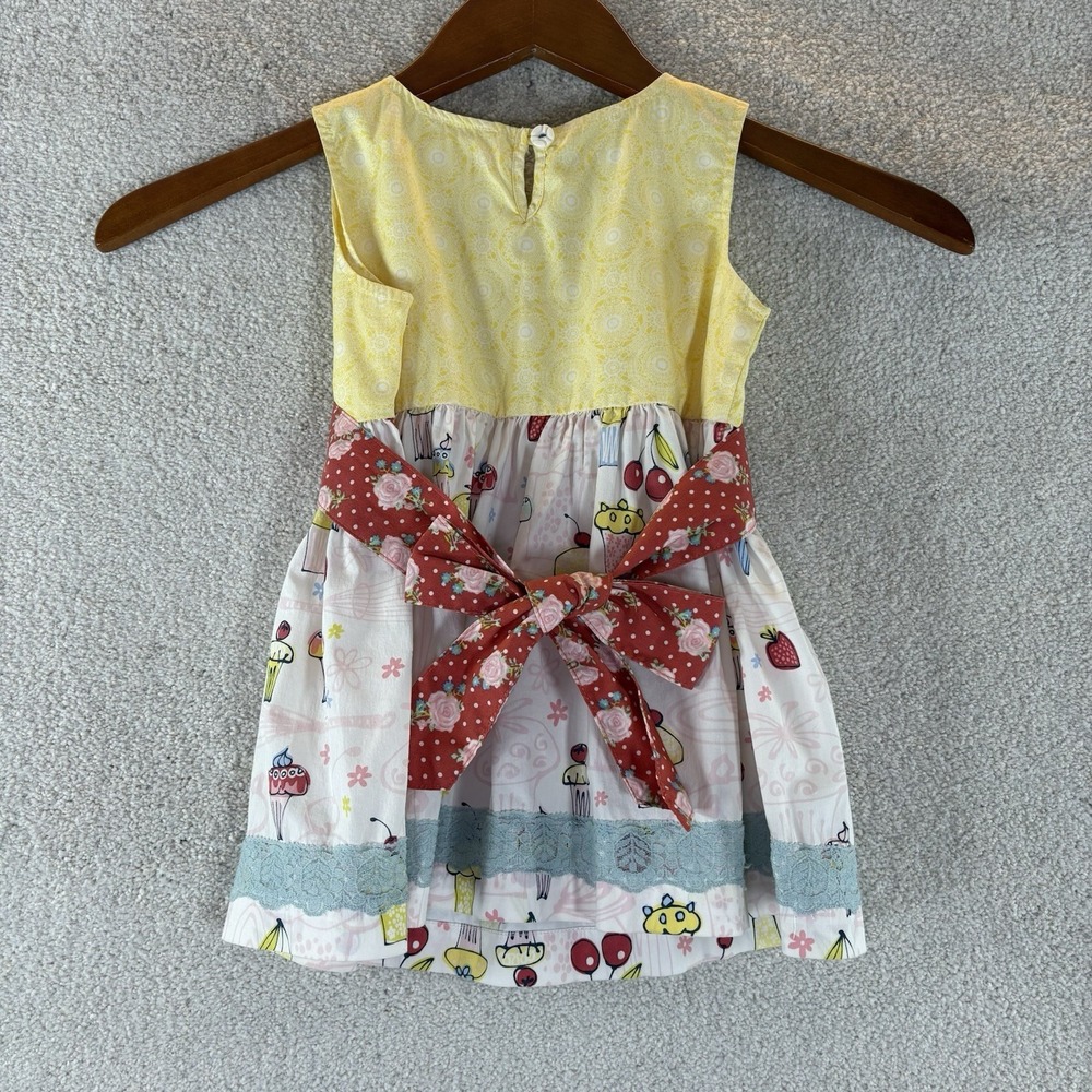 Matilda‎ Jane Take The Cake Top Hello Lovely Girls Cupcakes Tie Back Size 4 - Picture 7 of 7